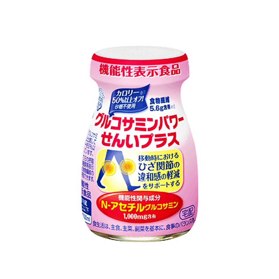 雪印メグミルク　グルコサミンパワー せんいプラス 宅配専用 100ml 清涼飲料水