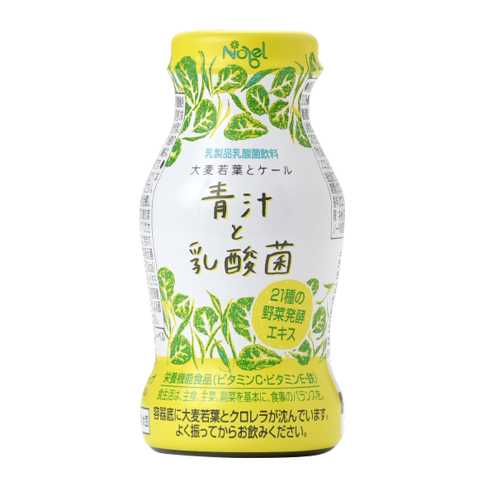 ノーベル　青汁と乳酸菌 95g乳製品乳酸飲料 宅配専用　プラボトル