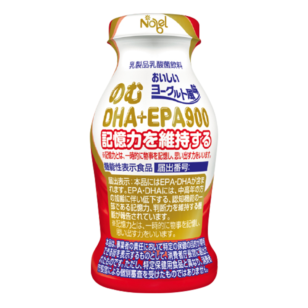 ノーベル　のむDHA+EPA900  95g乳製品乳酸飲料 宅配専用　プラボトル