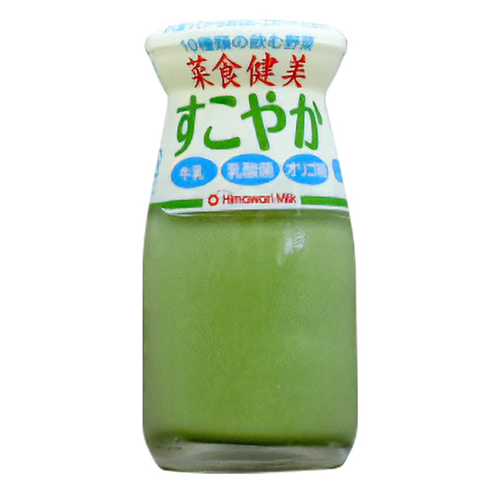 ひまわり乳業株式会社　菜食健美すこやか 90ml 乳製品乳酸菌飲料 宅配専用　ビン商品